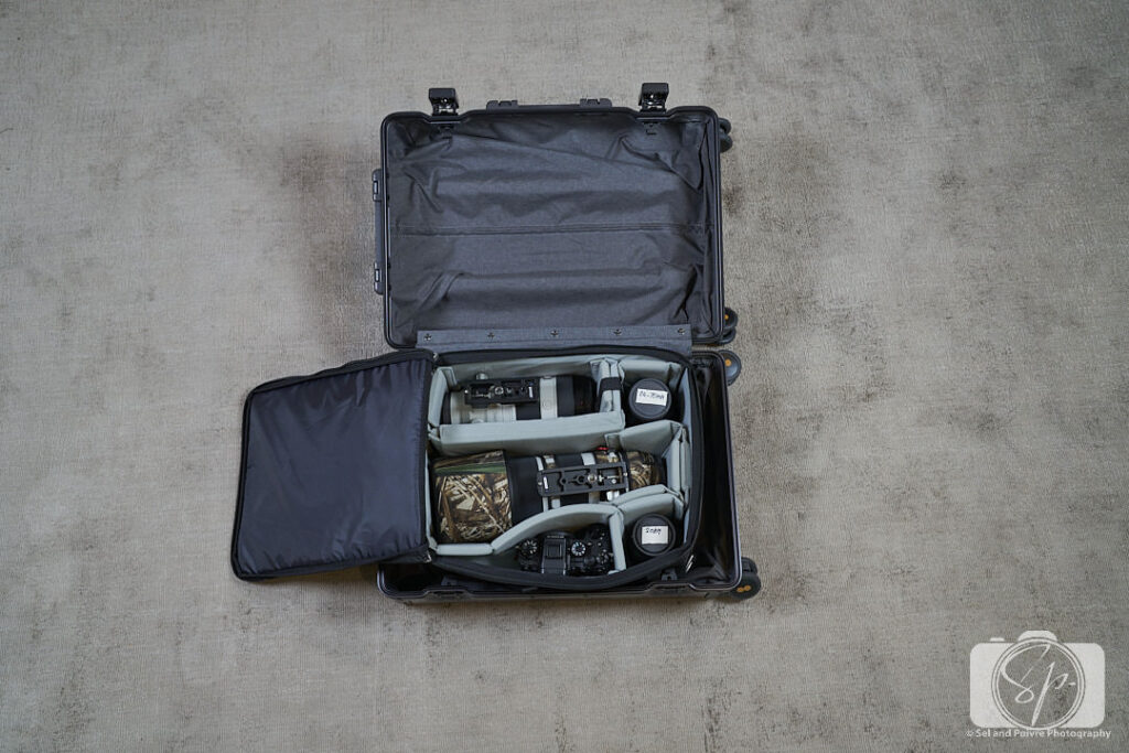 Level8 Gibraltar Aluminum Carry-On and F-stop Pro Large Camera Insert