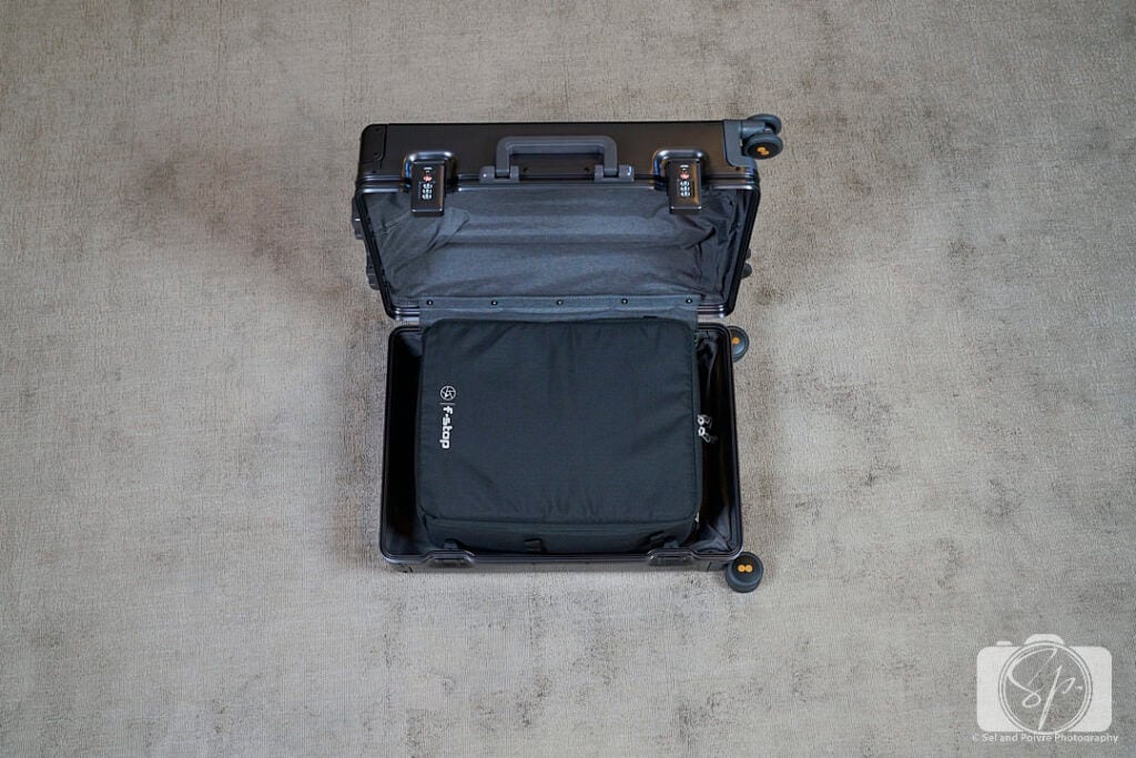 Level8 Gibraltar Aluminum Carry-On and F-stop Pro Large Camera Insert