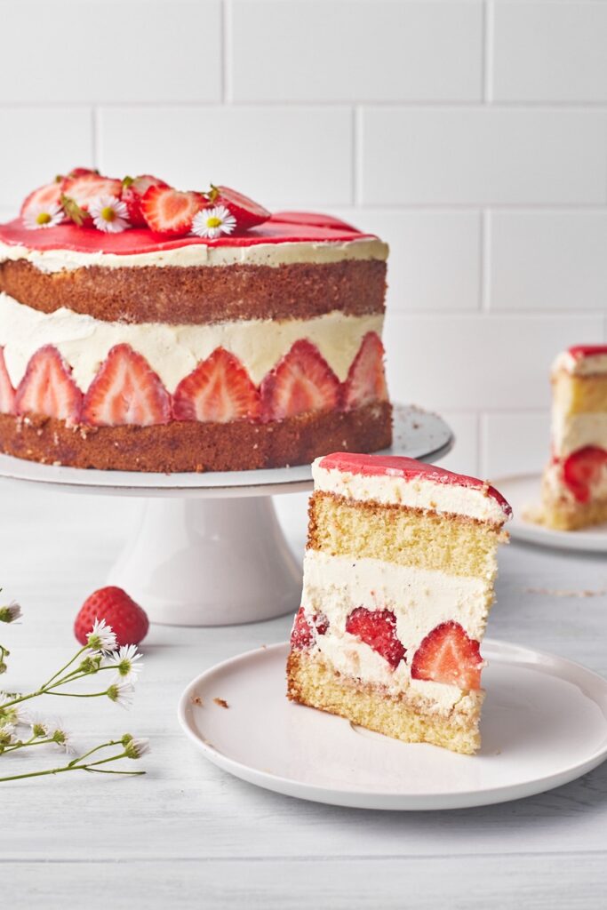 Fraisier Cake French Dessert