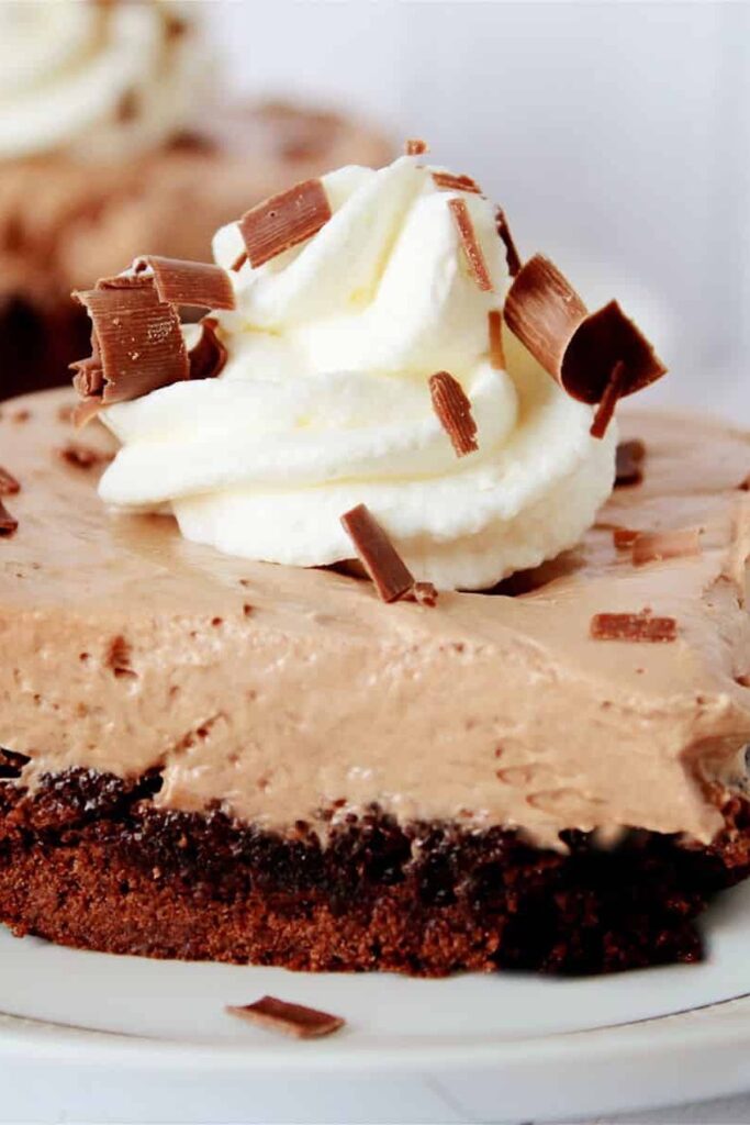 French Chocolate Mousse Pie Brownies French Dessert