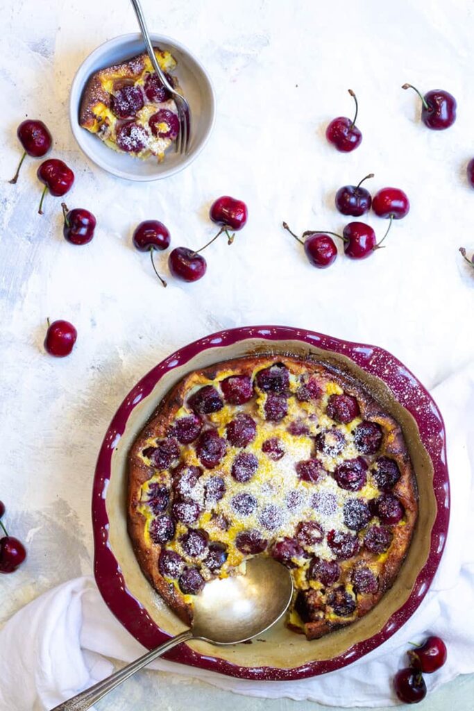 Cherry Clafoutis French Dessert