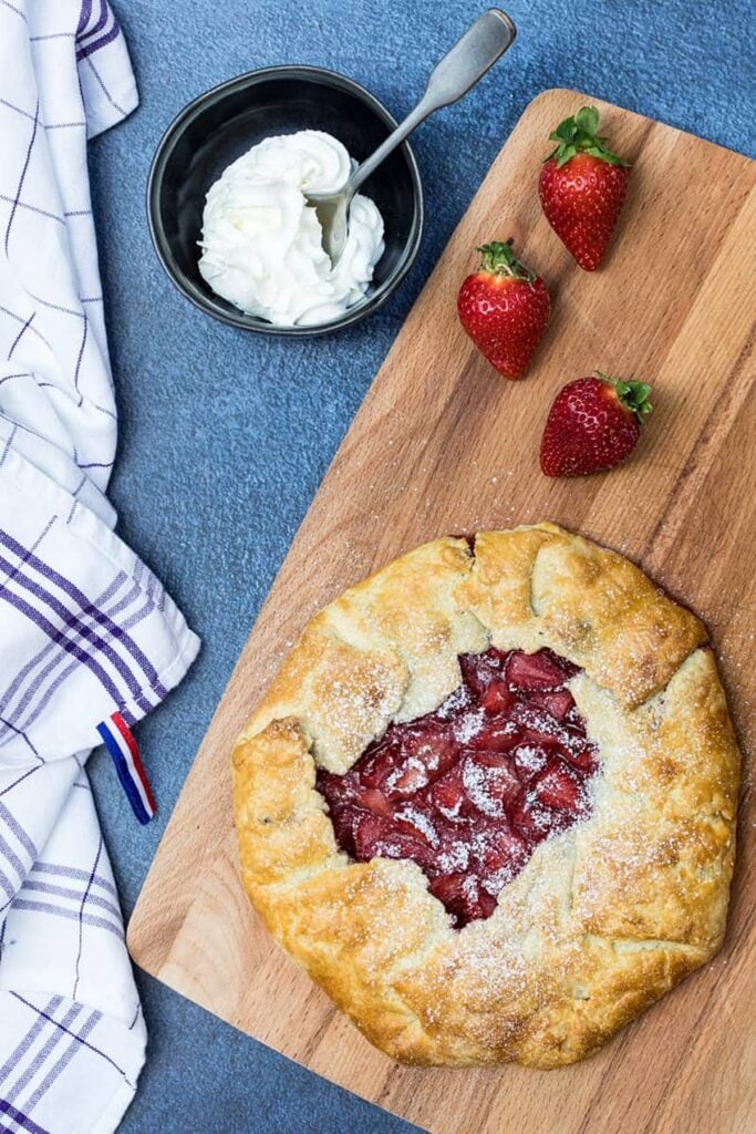 Strawberry Galette French Dessert