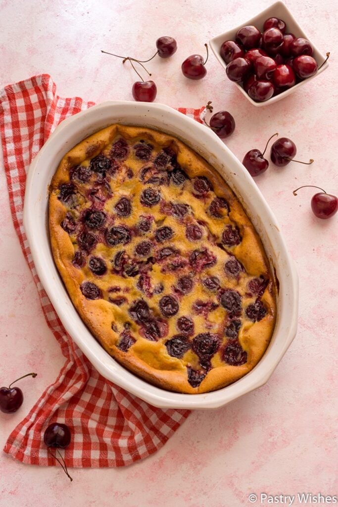 French Cherry Clafoutis Aux Cerises French Dessert