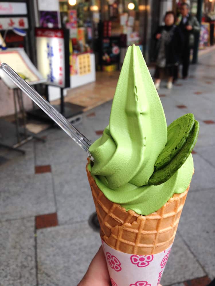 Kyoto Food - Matcha Ice Cream