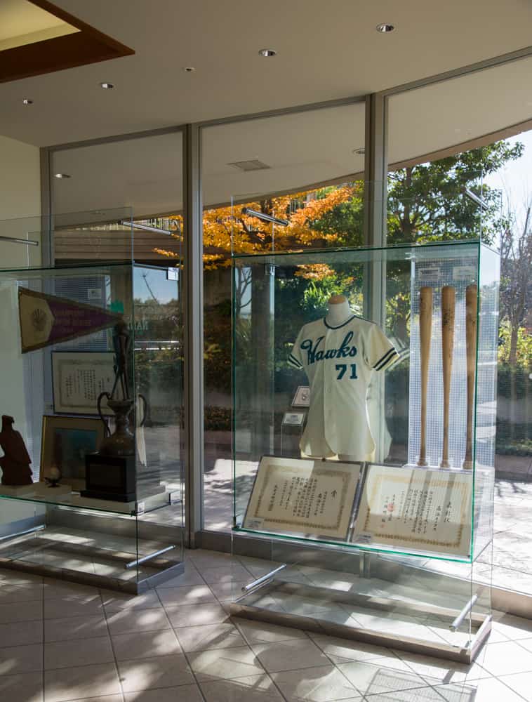 Namba Parks Nankai Hawks baseball museum