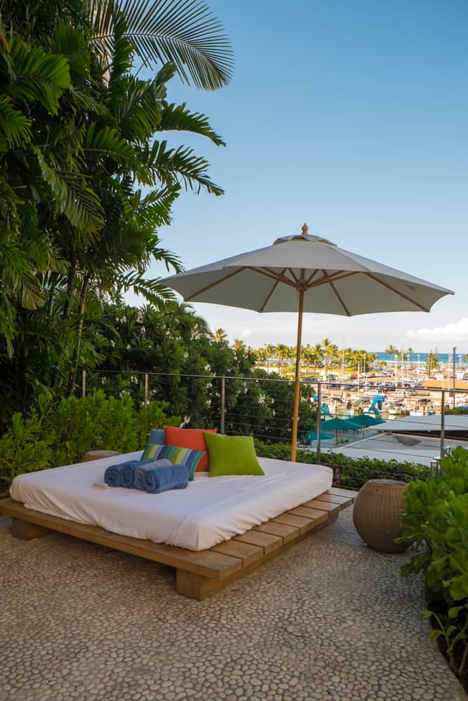 The Modern Honolulu pool daybed