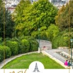 Parc de Belleville in Paris