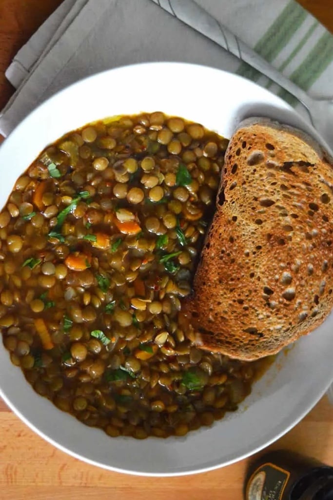 French Soup Recipe: Puy Lentil Soup
