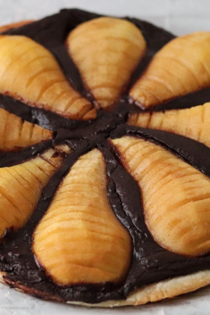 Pear Chocolate Pie French Dessert