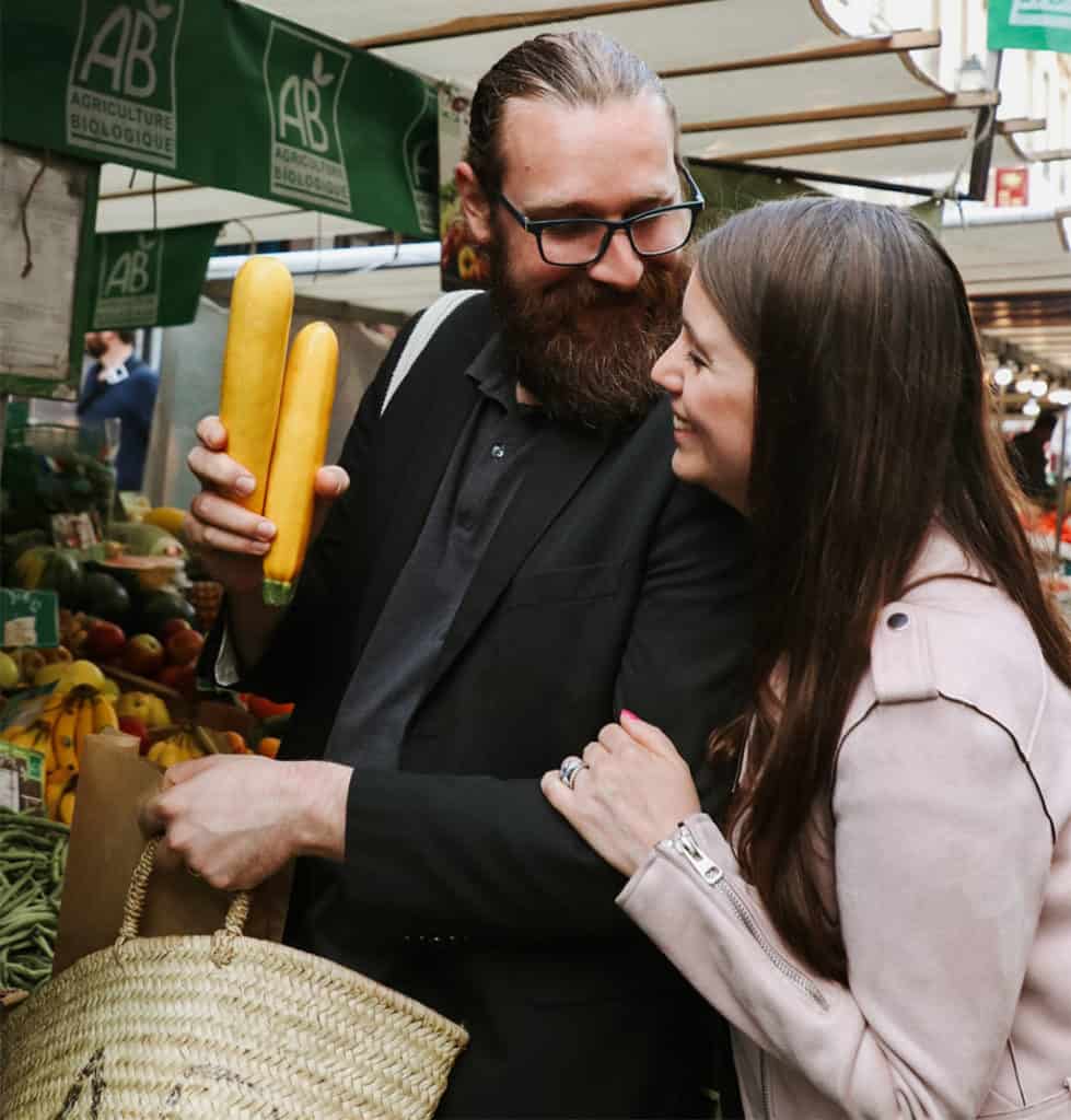 Alix & Hugo at the Market