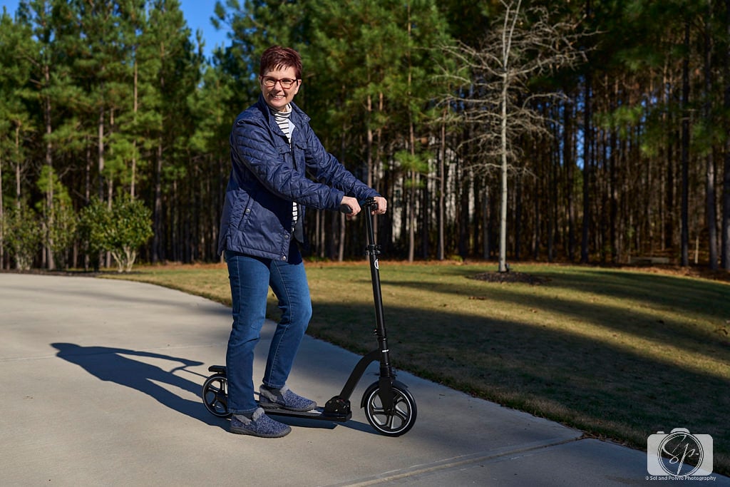 Andi and her Jambu Willow Knit Shoes