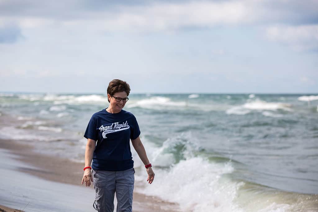 Andi at Rosy Mounds Lake Michigan_Experience Grand Rapids_Photo credit- Emily Sierra