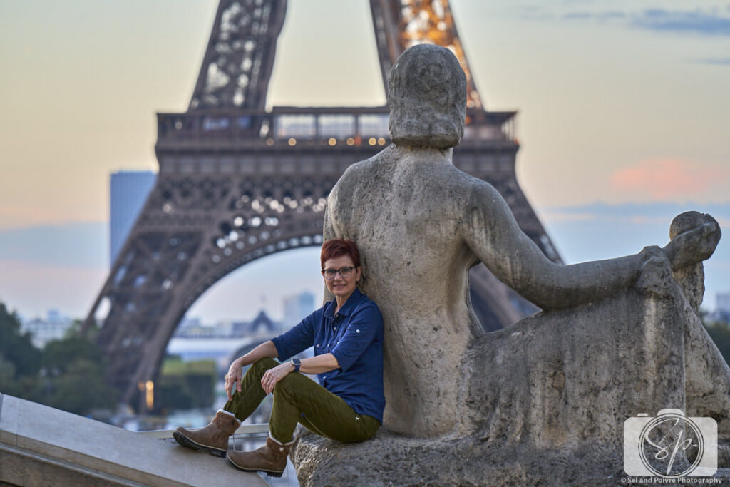 Andi at the Trocadero Paris France