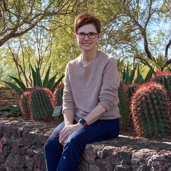 Andi is Quince cashmere sweater