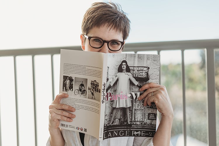 Andi with Paris book