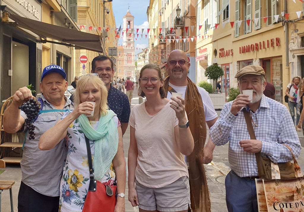 Andrew on tour in the Cote D'Azur