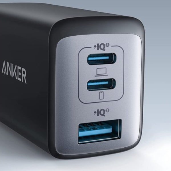 Anker USB C Charger, 735 Charger (Nano II 65W), iPad Charger, PPS 3-Port Fast Compact Foldable for MacBook