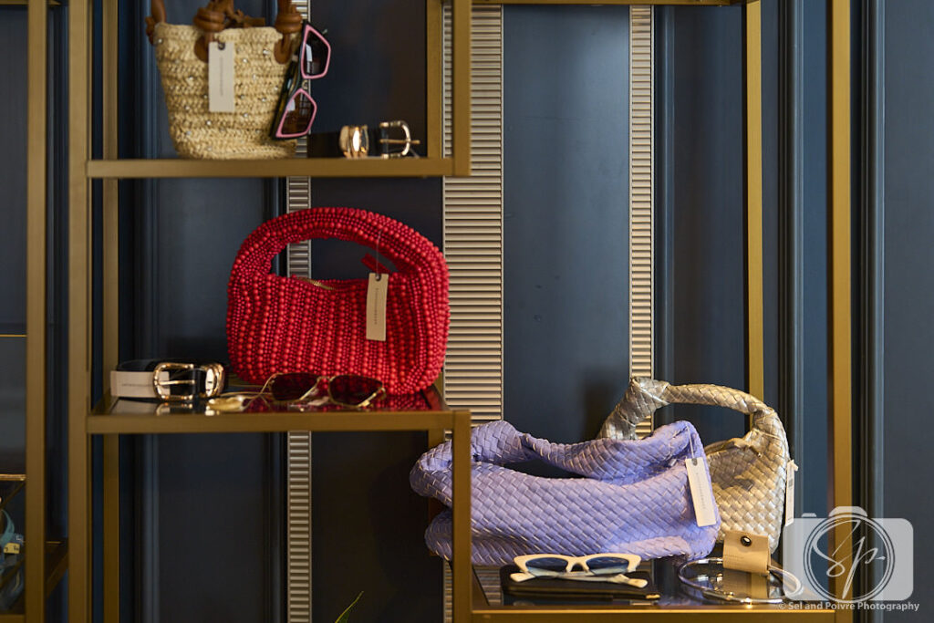 Anthropologie items at the Kimpton Cardinal hotel