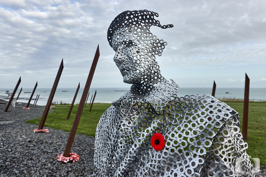 Arromanches-les-Bains Normandy France D-Day 75 Garden