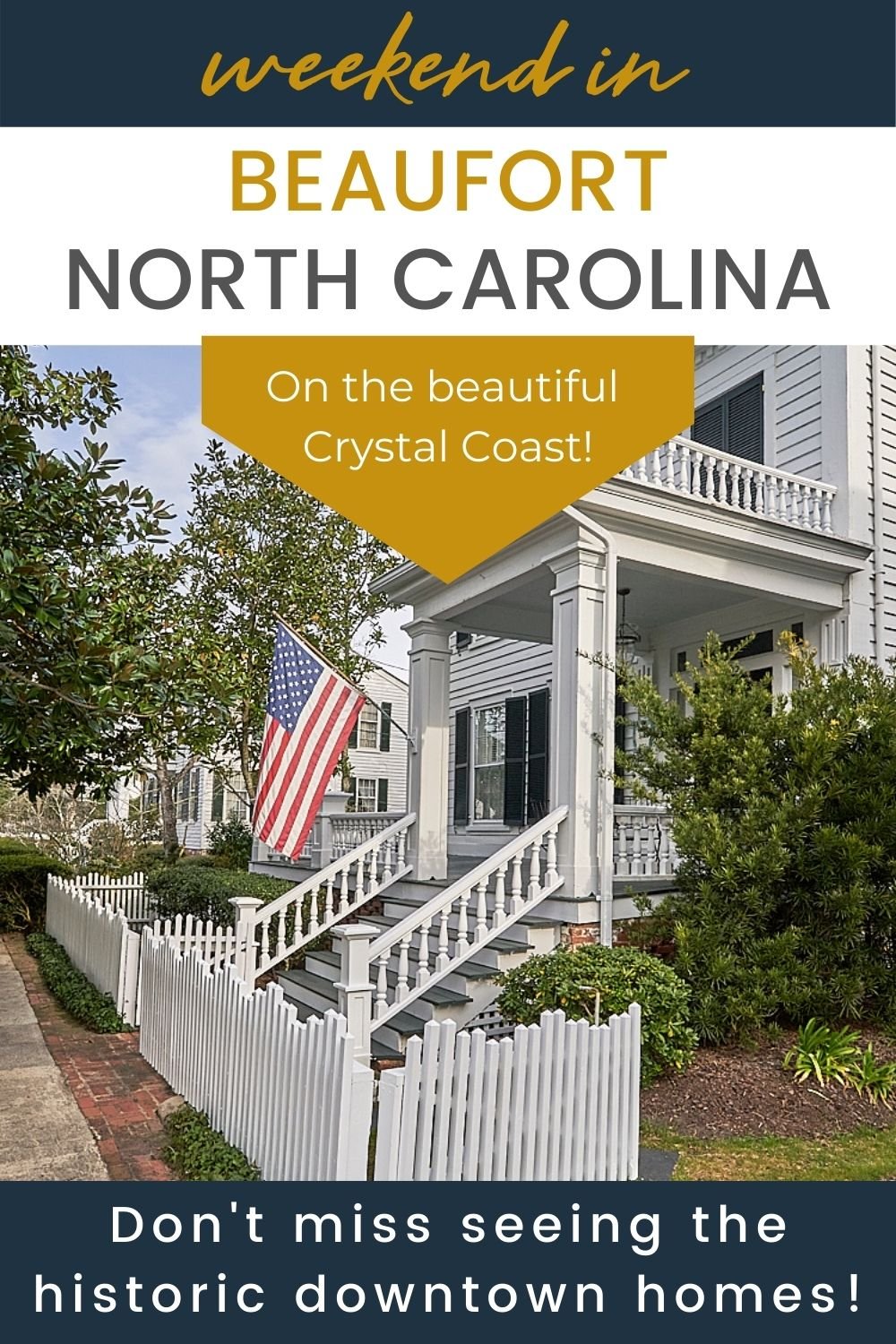 historic home in Beaufort North Carolina