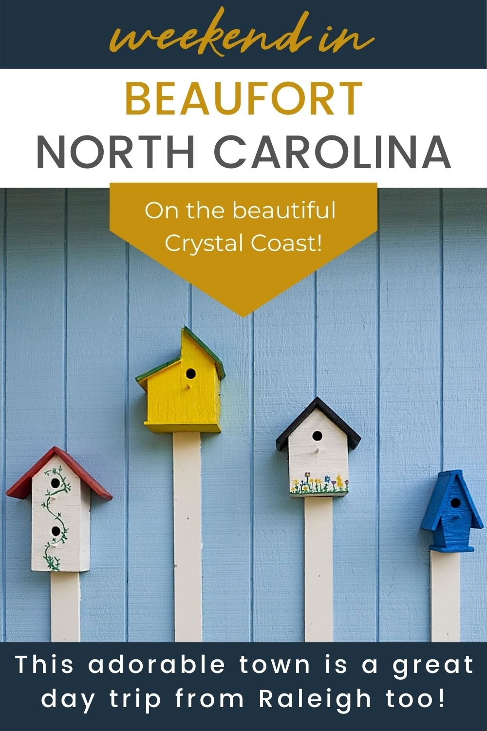 birdhouses in Beaufort North Carolina