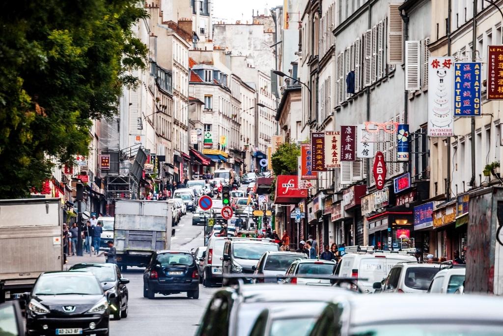 Belleville Neighborhood in Paris