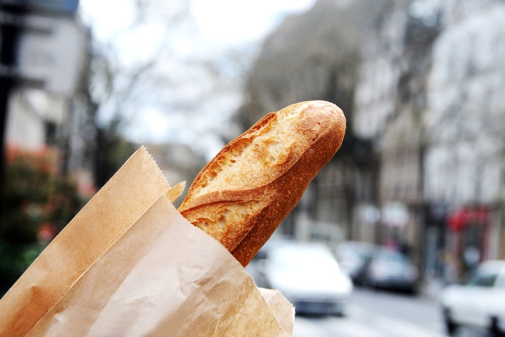 baguette in a bag