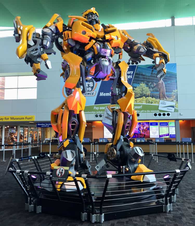 Bumblebee at the Indianapolis Childrens Museum