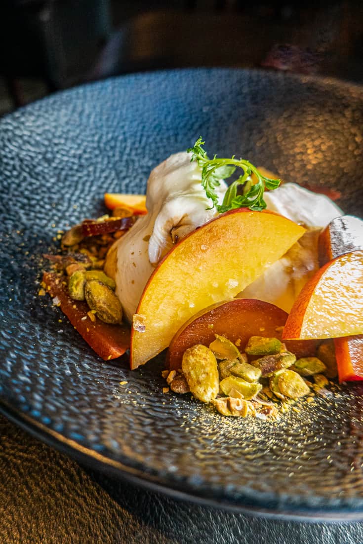 Burrata from Walkers Restaurant in Billings Montana