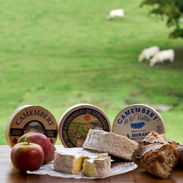Camembert cheeses