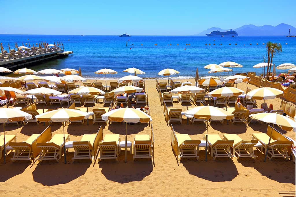 Cannes France Beach