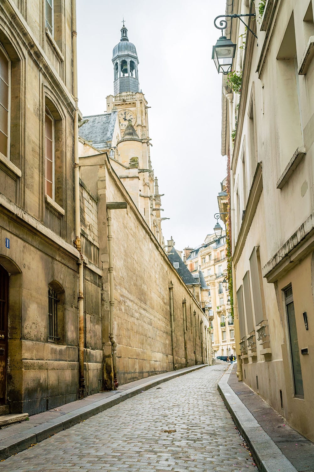 Cobbled street in the 5th arrondissement