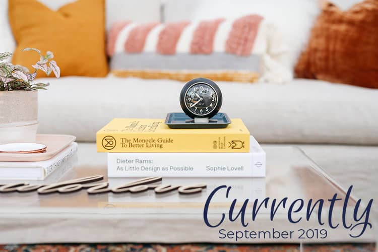 Currently September 2019