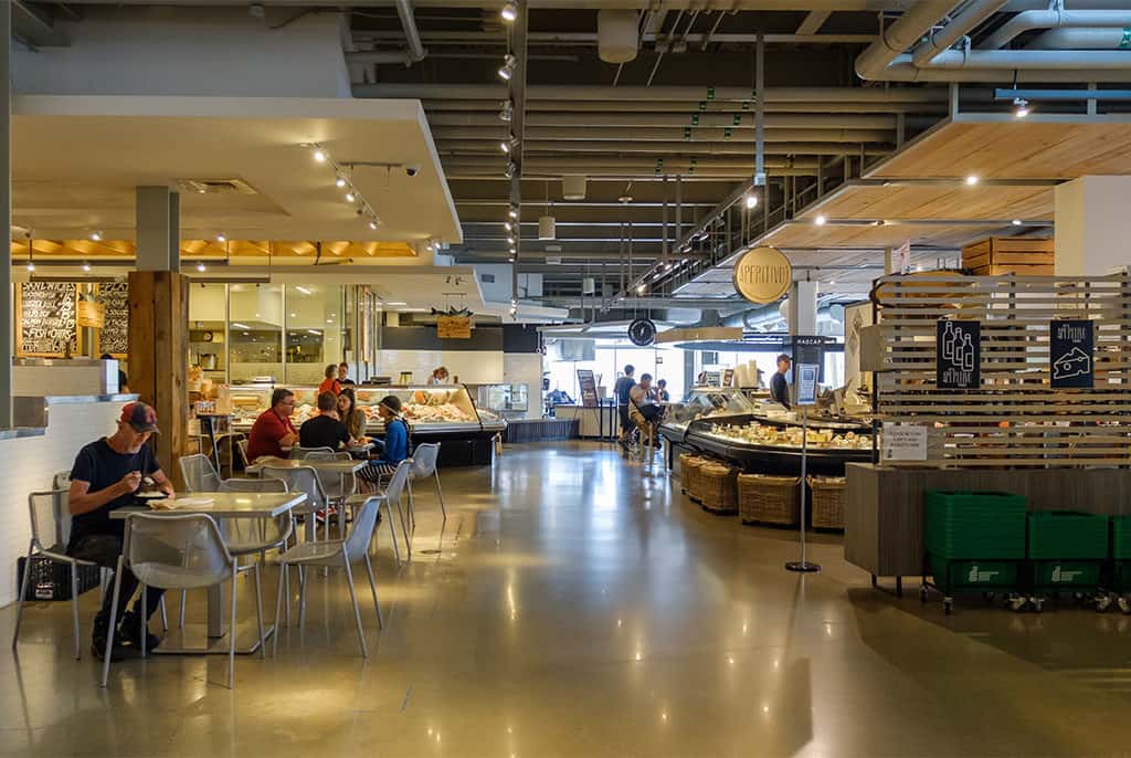 Interior of Downtown Market in Grand Rapids, Michigan.