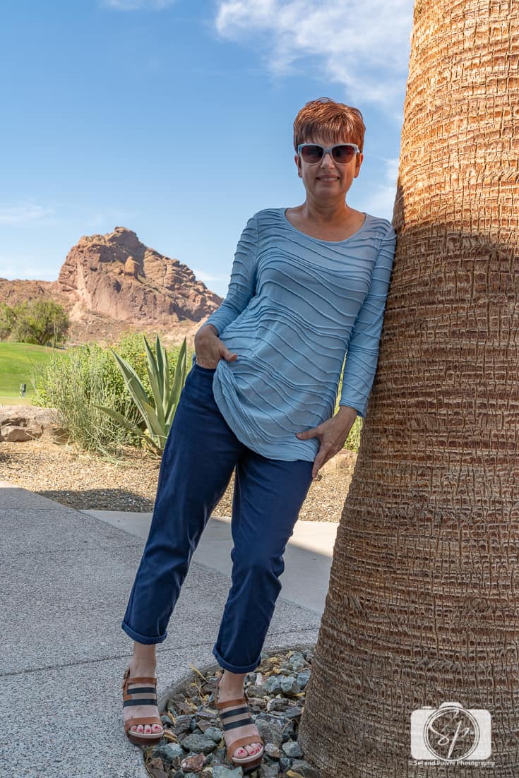 Enjoying a Staycation at Mountain Shadows Resort in Chicos Summer Travel Collection Enjoying a Staycation at Mountain Shadows Resort in Chicos Summer Travel Collection