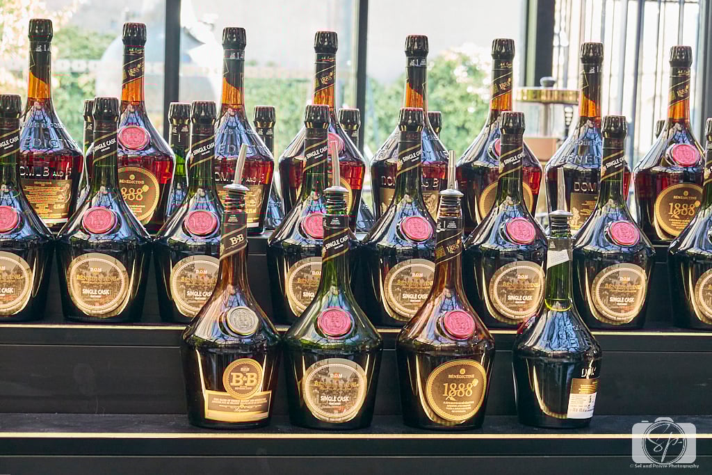 Fecamp France Benedictine Palace Bar Bottles of Benedictine