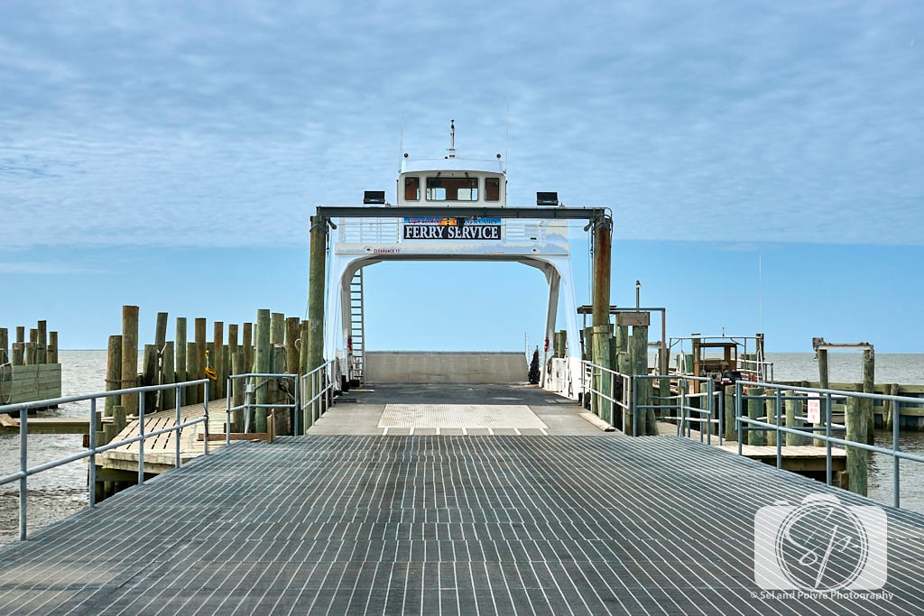 Ferry Dock on the way to camping on Cape Lookout National Seashore