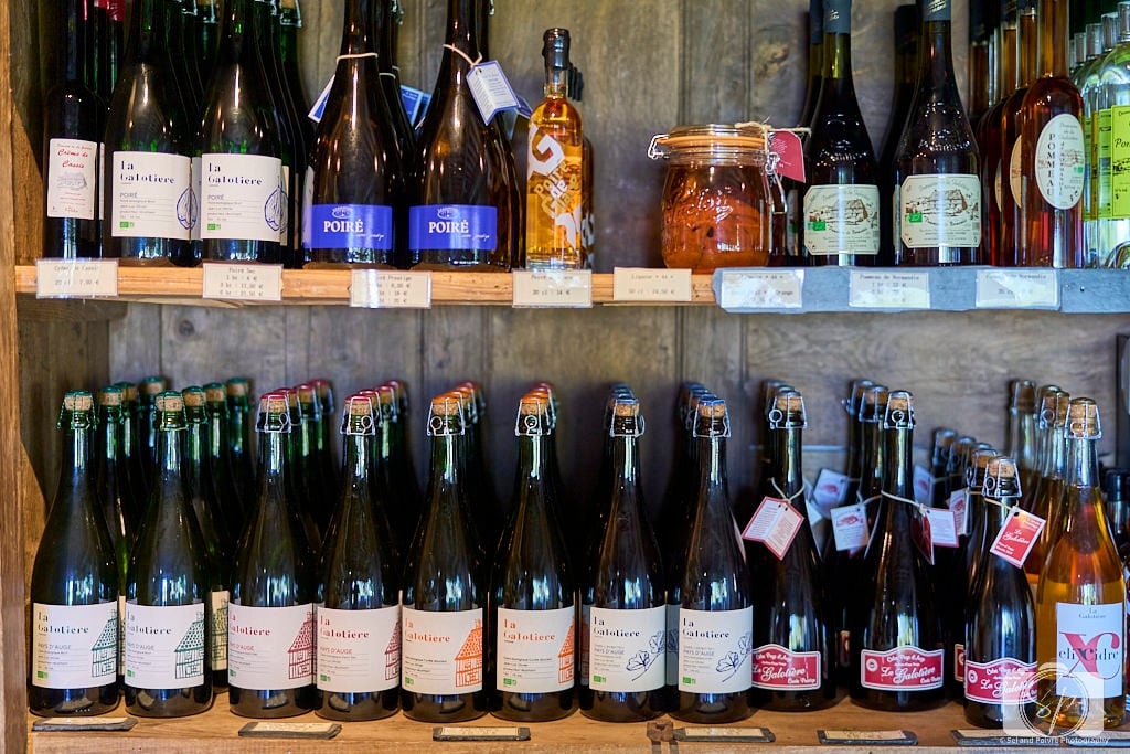 In side the La Galotiere store in Normandy France