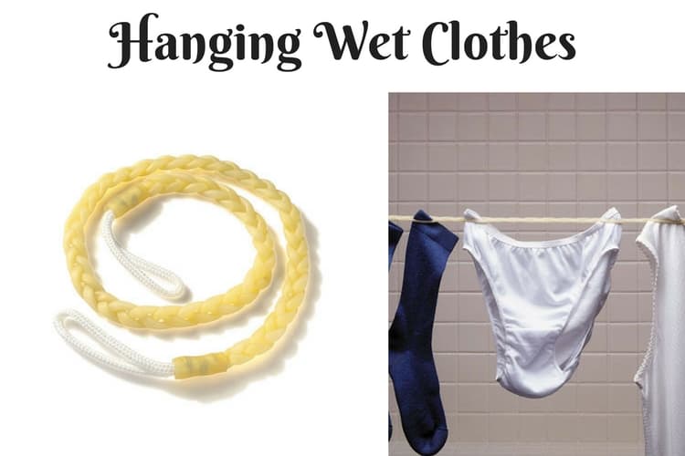 Hanging Wet Clothes
