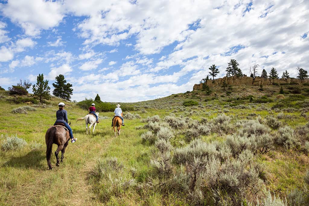 Horseback Riding at Bitter Creek near Billings Montana_Photo credit Emily Sierra