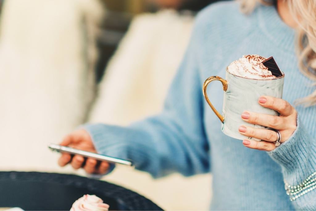 Hot chocolate in Paris