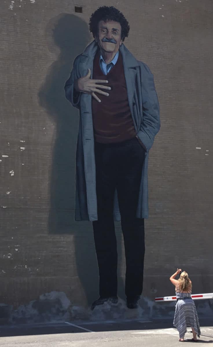 Indianapolis Mass Ave Kurt Vonnegut Wall