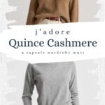2 quince cashmere sweaters