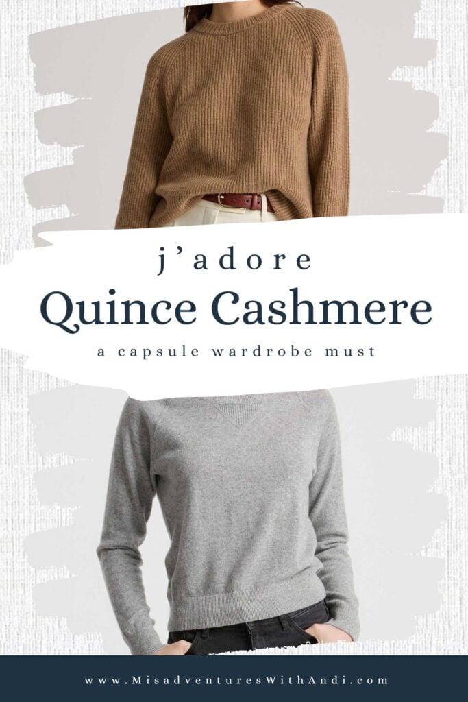 2 quince cashmere sweaters