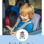 Kid with iPad in car