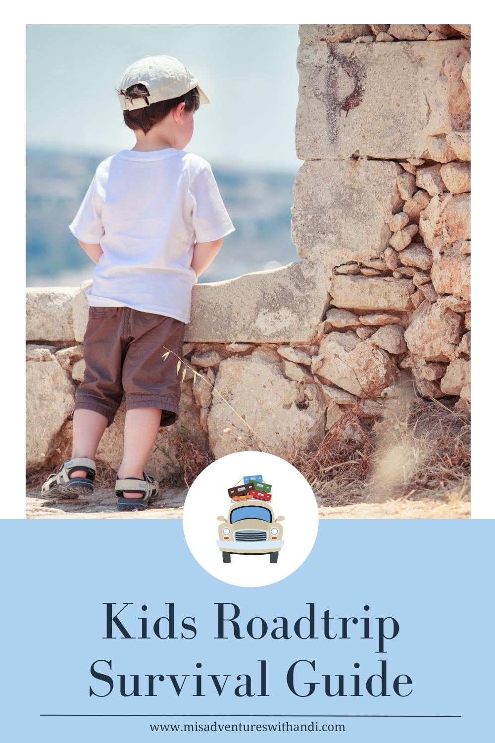 Kids Roadtrip Survival Guide Little boy looking out a window