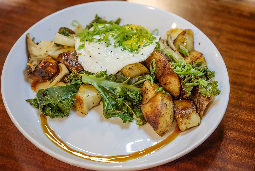 Kimchee Hash Little Bird Breakfast in Grand Rapids