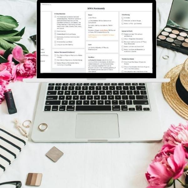 laptop for travel planning