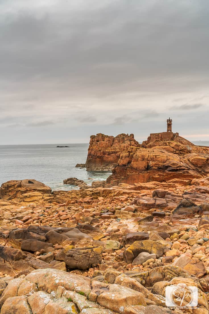 Paon Lighthouse on the Ile de Brehat Brittany France