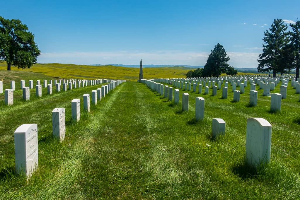 Little Big Horn Graves in Montana